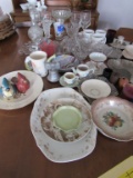 Clear glass and China ware