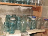 Various sizes of fruit jars
