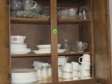 Corningware and clear glass
