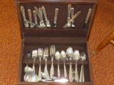 Case with flatware