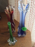 3 bud vases