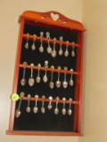 Spoon rack and spoons