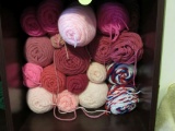 Pink and mauve yarn