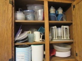 Contents of kitchen cupboards