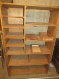 Shelf and wooden box