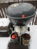 Weber grill and supplies