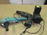 Angle grinder and drill