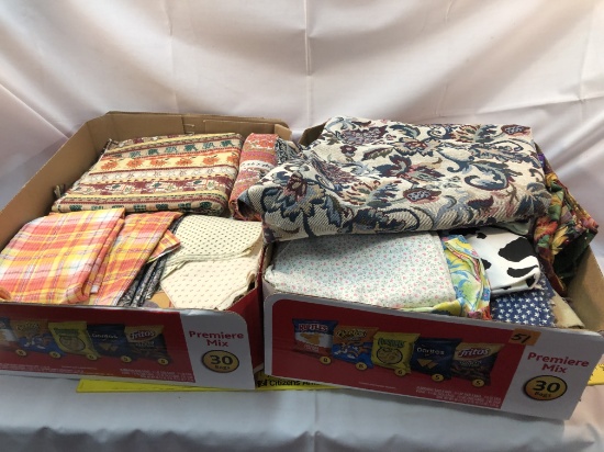 2 boxes of Sewing Meteral