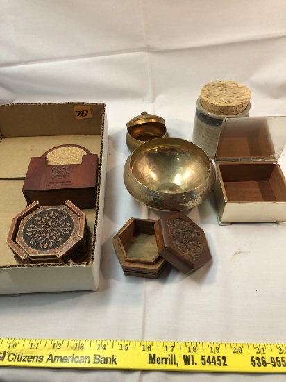 Coaster and trinket Boxes