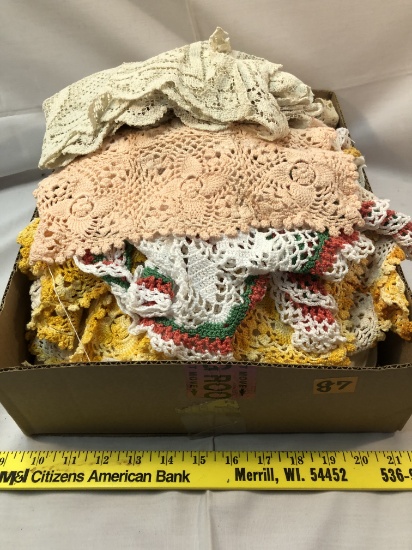 large box of doilies