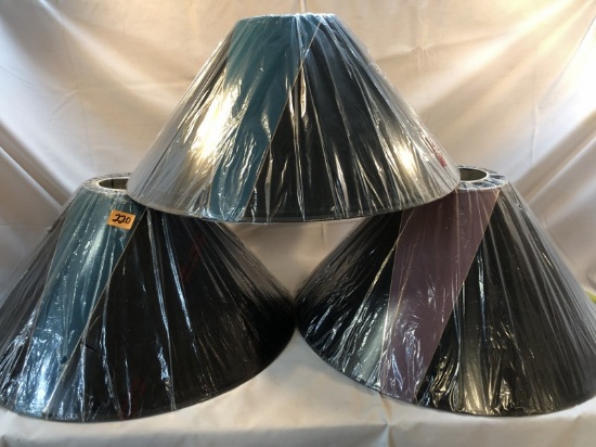 3 new lamps shades