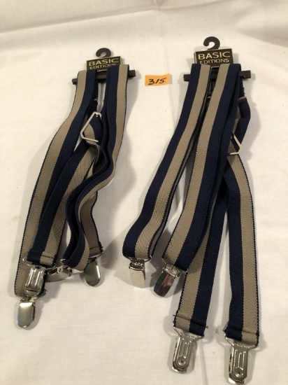 2 pair suspenders NWTags