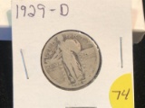 1929-D Standing Liberty quarter dollar