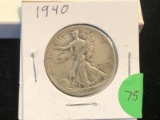 Walking Liberty silver half dollar