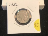 1936 Buffalo Nickel