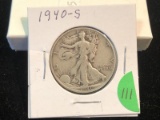 1940-S Walking silver half dollar