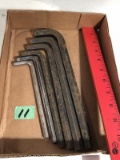 flat of allen wrenches