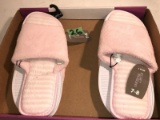 2 Pair Bedoom Slippers Size 7/8 NWTags
