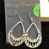 ladies earrings sterling silver