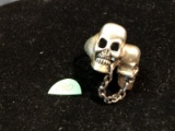 Skull ring size 11