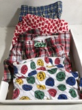 Set of 4 colorful boxer shorts