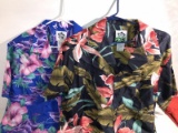 2 Polyester Hawaiian shirts