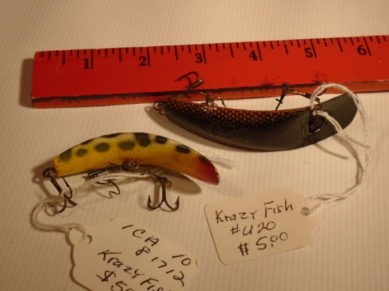 Pair of "Krazy Fish" Baits