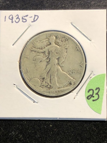 1935-D Walking Liberty Half Dollar