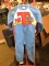 MR T size 6 Kids Footed Pajamas