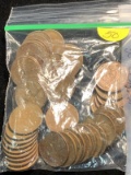 Bag of 50 Wheat pennies