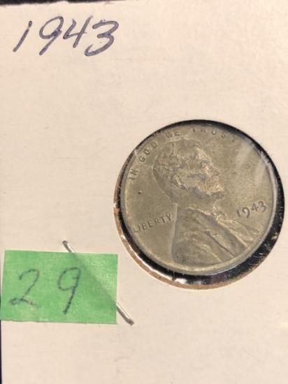 1943 Lincoln Steel penny