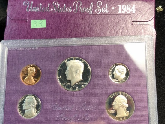 United States Proof set 1984