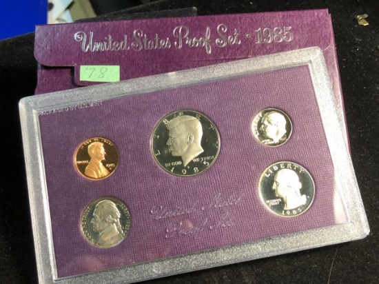 1985 Uncirculated Proof set