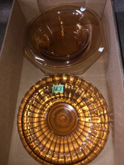 Large glass bowls