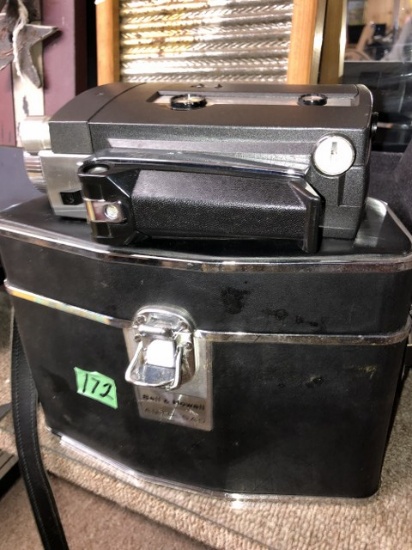 Old Bell & Howell movie camera