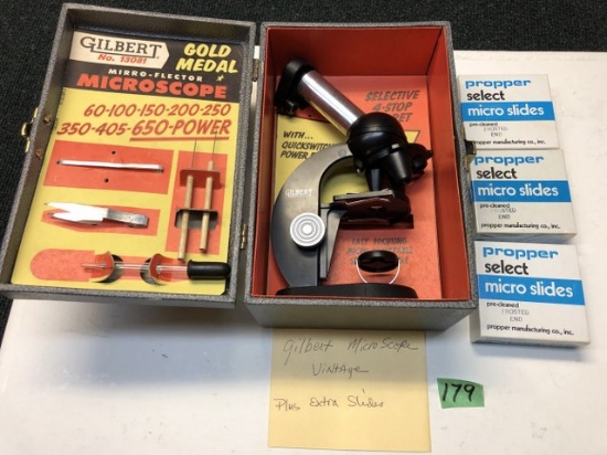 Vintage Gilbert Microscope