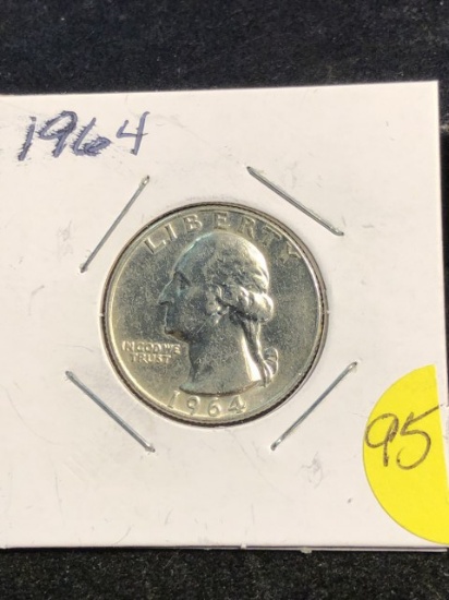1964 Washington quarter