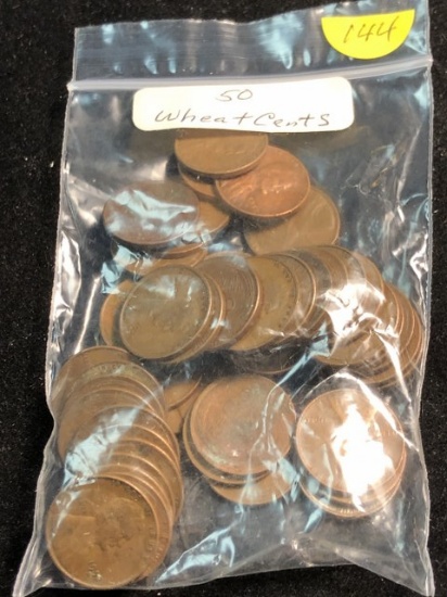 50 Wheat pennies