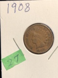 1908 Indian Head penny