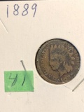 Old 1889 Indian Head Cent