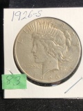 1926-S Silver peace dollar