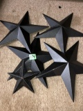 5 Metal Decorative Stars