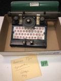 American Flyer typewriter