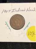 1907 Indian Head penny