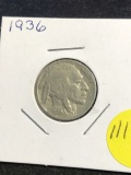 1936 Buffalo nickel