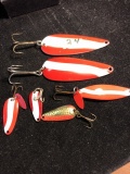 Large & small spoons fishing lures
