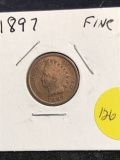 1897 Fine Indian Head penny