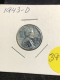 1943 -D Steel cent