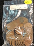 50 Wheat pennies