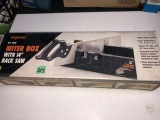 Miter box  in box w/ saw